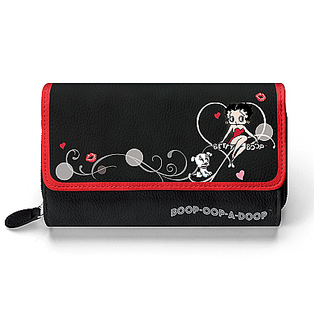 Betty Boop Womens Tri-Fold Wallet