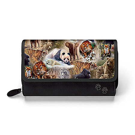 John Seerey-Lester Protect The Wild Womens Wildlife-Themed Wallet