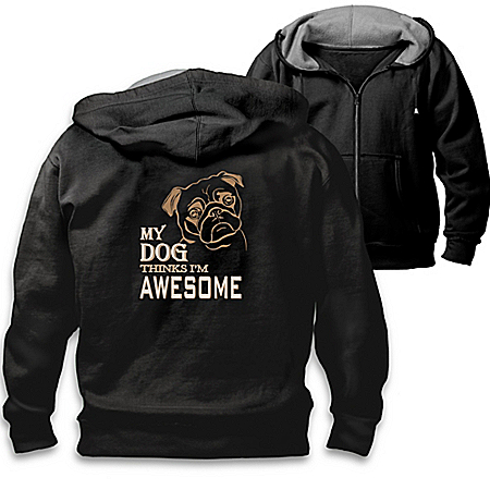 Mans Best Friend Mens Cotton-Blend Knit Hoodie