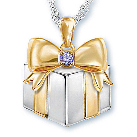 Grandma's Greatest Gift Personalized Birthstone Pendant Necklace