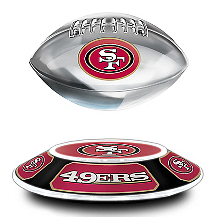 San Francisco 49ers Illuminated Levitating NFL Football