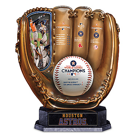 2017 MLB World Series Champions Houston Astros Cold-Cast Bronze Glove Sculpture