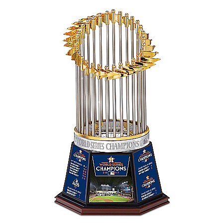 2017 MLB World Series Champions Houston Astros Handcrafted Trophy Sculpture