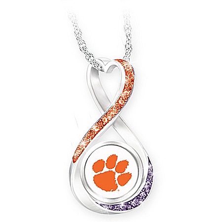 2018 Football National Champions Clemson Tigers Womens Pendant Necklace