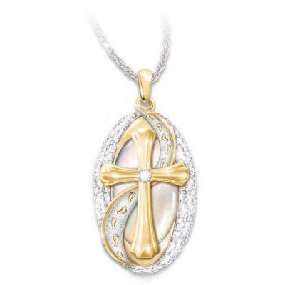 Footprints In The Sand Always With You Womens Religious Pendant Necklace