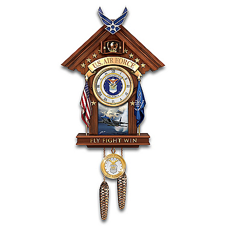 United States Air Force Aim High Cuckoo Clock