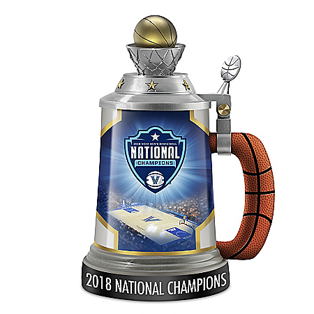 Villanova Wildcats 2018 NCAA Mens Basketball National Champions Stein