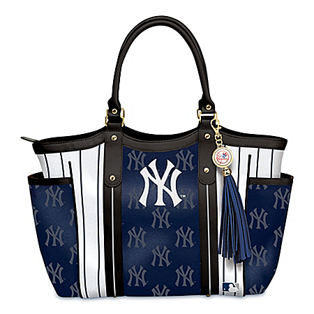 Home Run New York Yankees! Womens MLB Shoulder Tote Bag