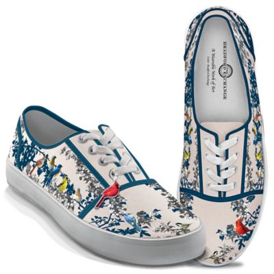 James Hautman Songs Of Spring Womens Canvas Shoes