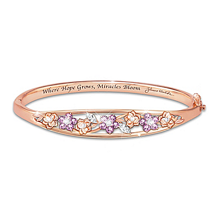 Thomas Kinkade Garden Of Hope Womens Copper Bracelet