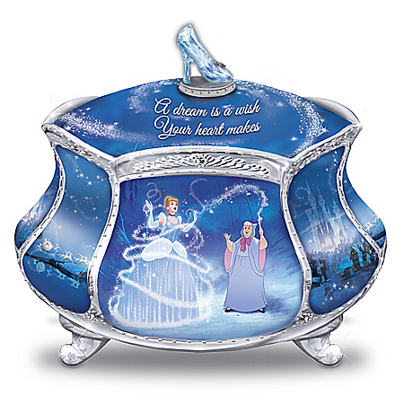Disney Cinderella's Dream Heirloom Porcelain Music Box