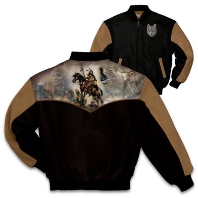 The Wolves Within Mens Two-Tone Twill Jacket