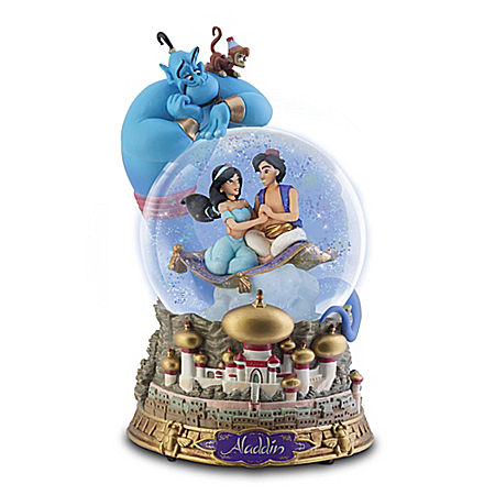 Disney Aladdin Musical Glitter Globe