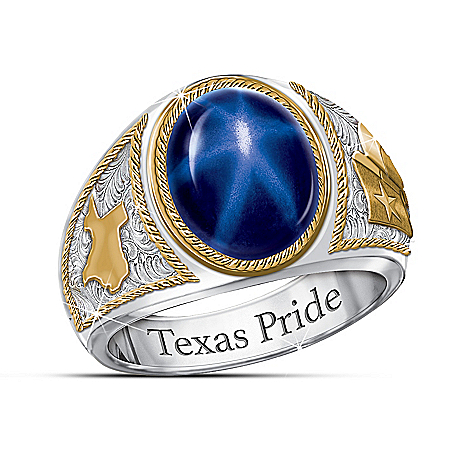 The Lone Star Texas Tribute Mens Ring