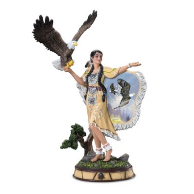 Ted Blaylock Spirit In The Wind Hand-Painted Sculpture