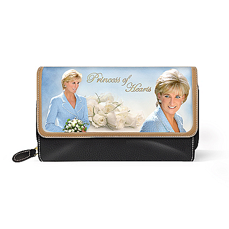 Princess Of Hearts Princess Diana Womens Tri-Fold Wallet
