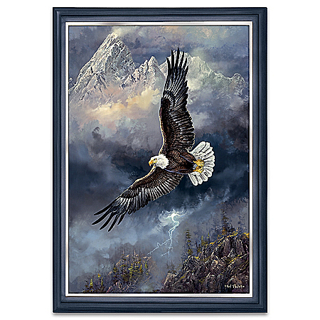 Ted Blaylock Force Of Nature Illuminated Eagle Art Wall Decor