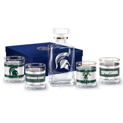 Michigan State University Spartans Legacy Glassware Set