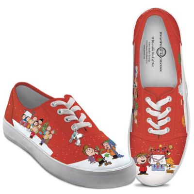 PEANUTS A Charlie Brown Christmas Womens Canvas Shoes