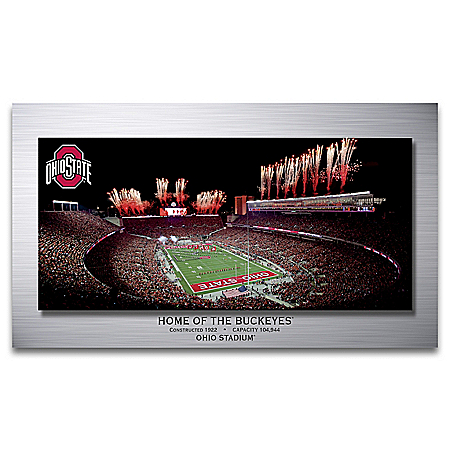 Ohio Stadium: Home Of The Buckeyes Gallery Metal Print Wall Decor