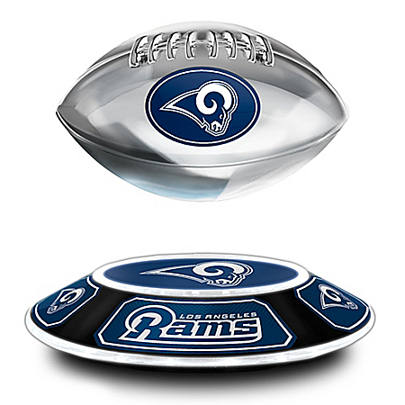 Los Angeles Rams Levitating NFL Football