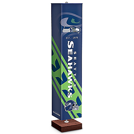 Seattle Seahawks NFL Floor Lamp With Foot Pedal Switch