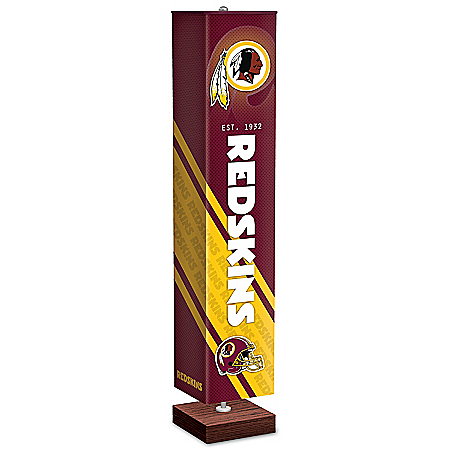 Washington Redskins NFL Floor Lamp With Foot Pedal Switch