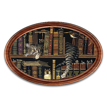 Charles Wysocki Classic Tails Personalized Framed Oval Collector Plate