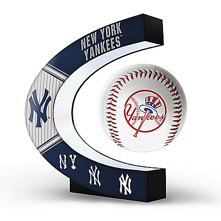 New York Yankees MLB Levitating Baseball Sculpture