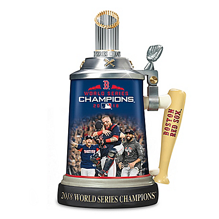 Boston Red Sox 2018 MLB World Series Champions Porcelain Stein