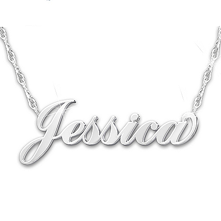Uniquely Yours Personalized Womens Diamond Necklace