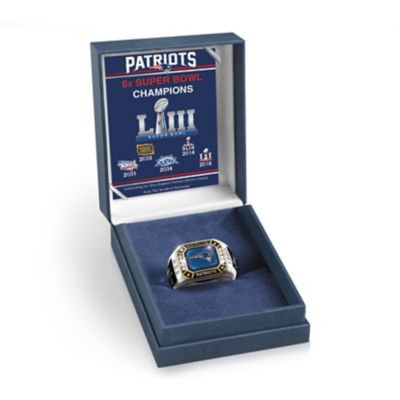 New England Patriots Super Bowl LIII Mens Personalized Commemorative NFL Fan Ring