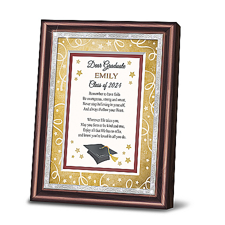 Dear Graduate Personalized Inspirational Poem Frame