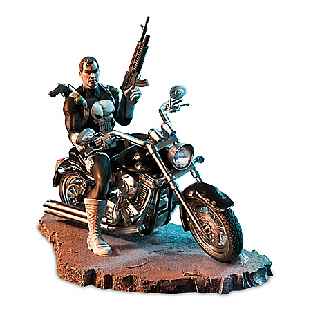 MARVEL The Punisher Hand-Painted Masterpiece Sculpture