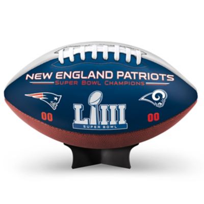 New England Patriots Super Bowl LIII Champions NFL Commemorative Football