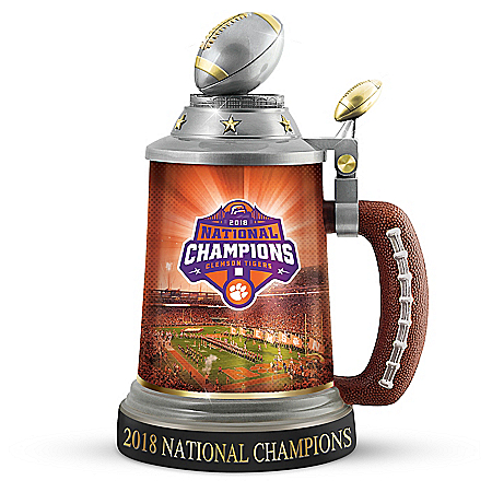 Clemson Tigers 2018 Football National Championship Porcelain Stein