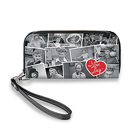 I Love Lucy Women's Faux Leather Clutch