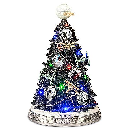 STAR WARS Tabletop Tree Sculpture With Lights And Music