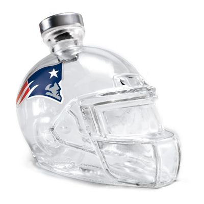 New England Patriots Glass Helmet Decanter
