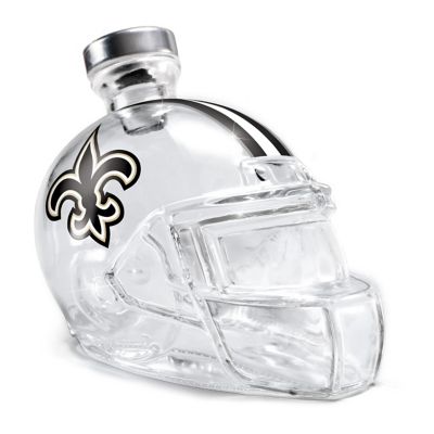 New Orleans Saints Glass Helmet Decanter