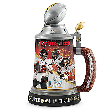 Tampa Bay Buccaneers Super Bowl LV Champions NFL Stein