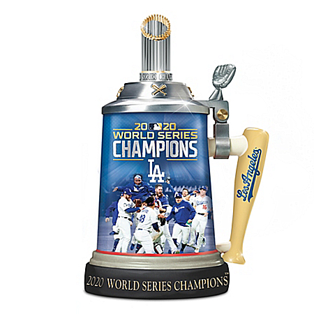 Los Angeles Dodgers 2020 MLB World Series Champions Porcelain Stein