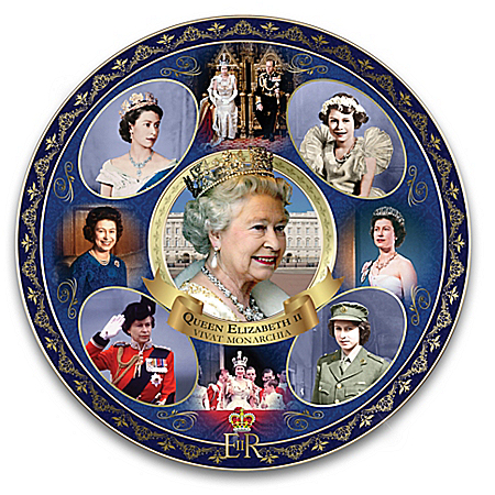 Queen Elizabeth II Commemorative Porcelain Collector Plate