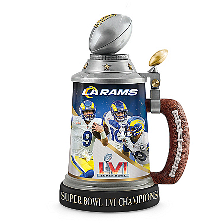 Los Angeles Rams Super Bowl LVI Champions NFL Stein