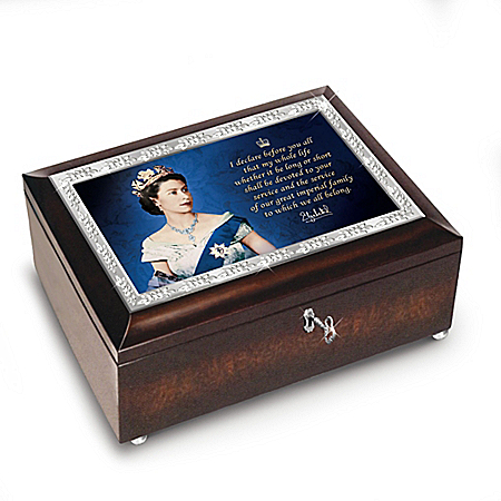 Queen Elizabeth II Music Box
