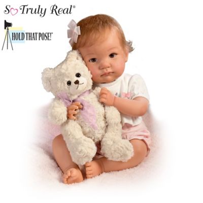 baby doll and teddy bear