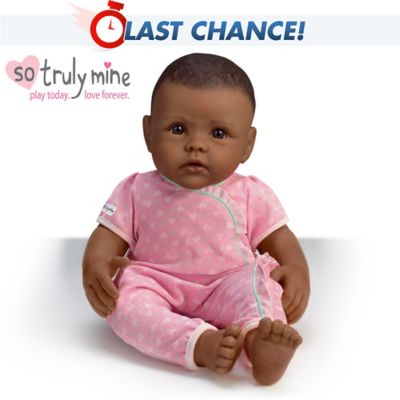 a black baby doll