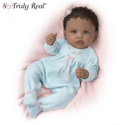 miniature black baby dolls