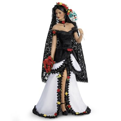 Betere Mariana Dia De Los Muertos Costume Portrait Doll With Sugar Skull Mask PZ-98