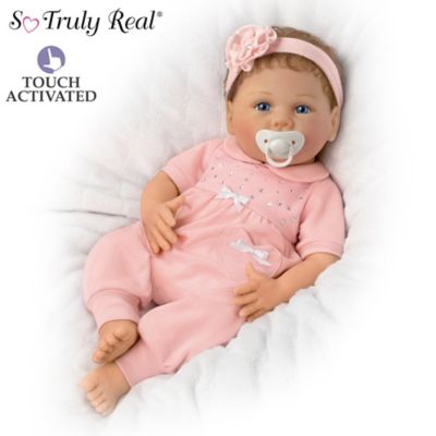 breathing baby doll with heartbeat